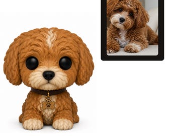 Figura Funko Pop personalizada de cachorro – Retrato personalizado do seu pet, presente para amante de cães