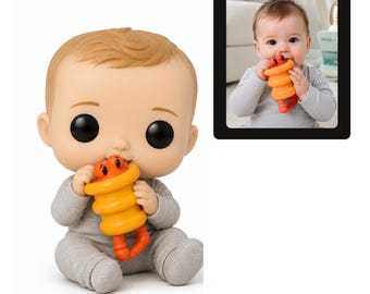 Boneco Funko Pop personalizado para bebê – Lembrança de brinquedo personalizada