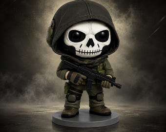 Figura Funko Pop do Simon Riley Fantasma – Item Colecionável de Call of Duty – Presente para Gamers