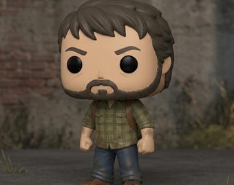Estatueta do Joel Miller, sobrevivente de The Last of Us, item colecionável para fãs de jogos.