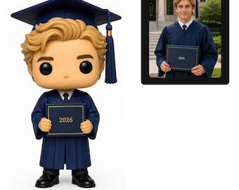 Boneco Funko Pop personalizado para formatura – Lembrança personalizada para formandos (Turma de 2026)
