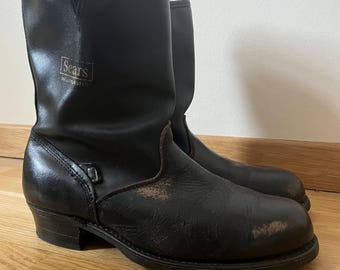 Red Wing 8165 Black Classic Heritage Chrome Round-toe Mens Boots 