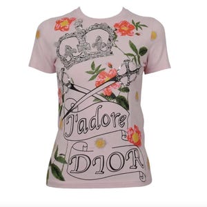 00s vintage Dior tシャツ ラインストーン y2k - メルカリ