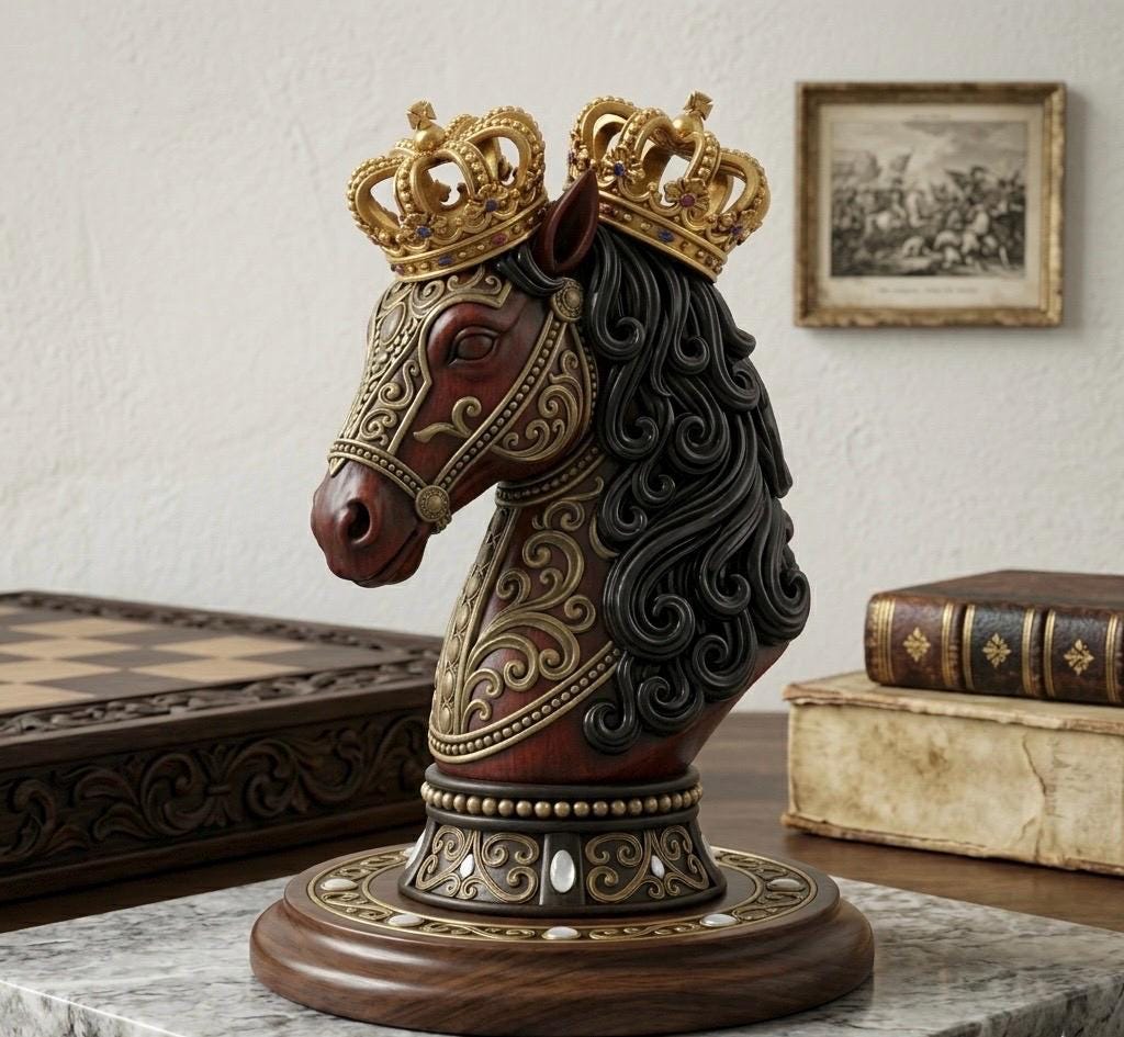 チェスの馬の胸像 - Etsy 日本