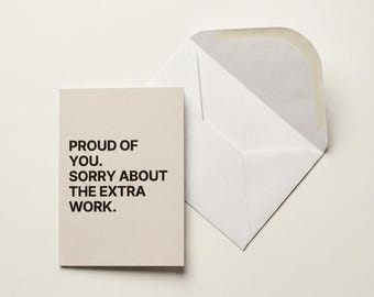 Funny Promotion Card | Coworker Congratulations Greeting Card, Office Humor