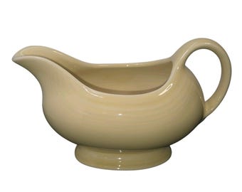 Salsera amarilla Fiestaware Homer Laughlin HLC USA Art Deco - Vintage