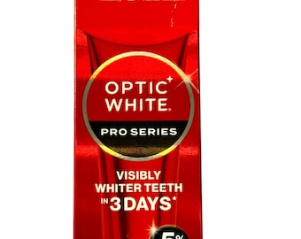 Colgate Optic White Pro Series Zahnpasta, 5% Wasserstoffperoxid, Emaille sicher