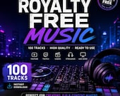 100 Royalty Free Music Tracks – Instant Download for Content Creators, DJs