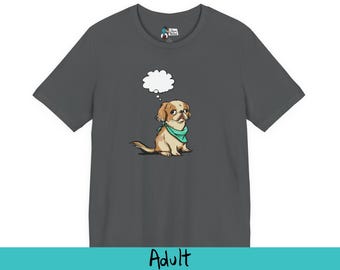 The Zen of Brody | Japanese Chin Dog Graphic T-Shirt | Keep Your Chin Up | Hand-Illustrated (No AI)