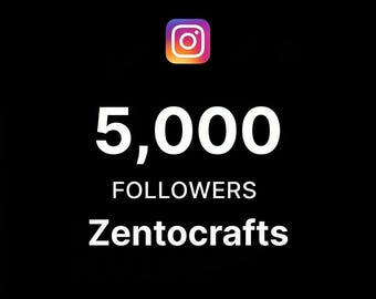 5 000 abonnés Instagram | Livraison rapide | Permotion réelle et Boost