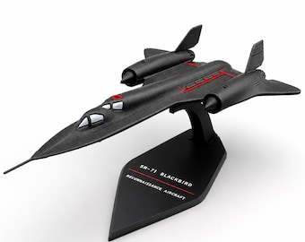 Maqueta de escritorio del SR-71 para exhibición científica y aeroespacial, y regalo para ingenieros.