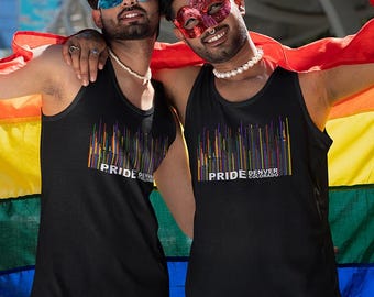 Denver Pride Tank Top, 100% Cotton, Unisex Pride Tank top, Denver Pride Gear, Up to 3XL