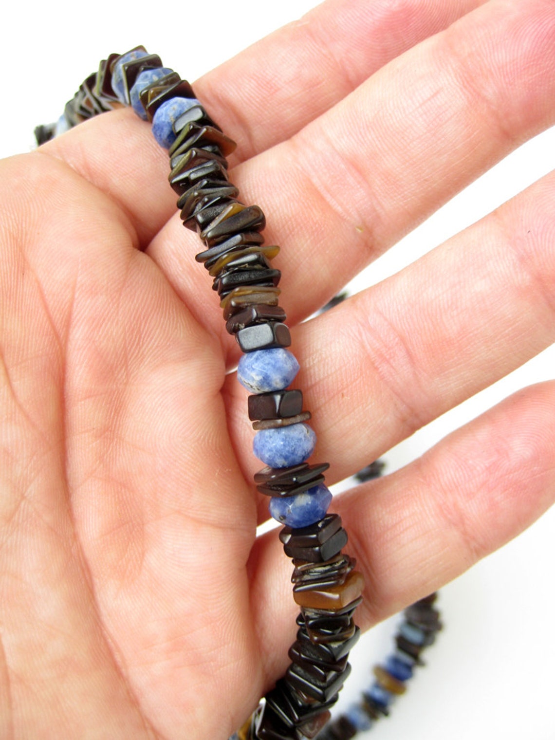 Mens Jewelry Men's Beaded Necklace Surfer Jewelry for Etsy