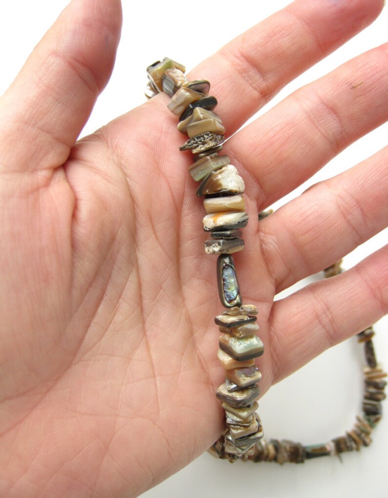 Surfer Men's Necklace Abalone Shell Necklace for Men Etsy