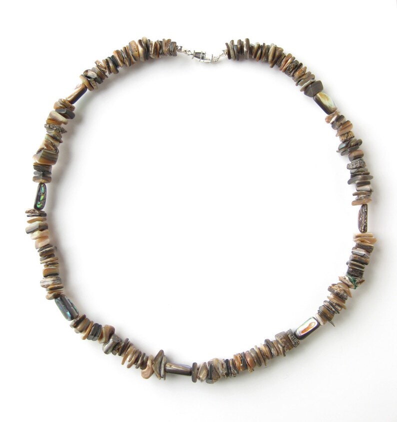 Surfer men's necklace abalone shell necklace for men Etsy