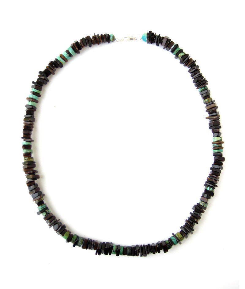 Mens Necklace Surfer Jewelry Sky Sliver Etsy