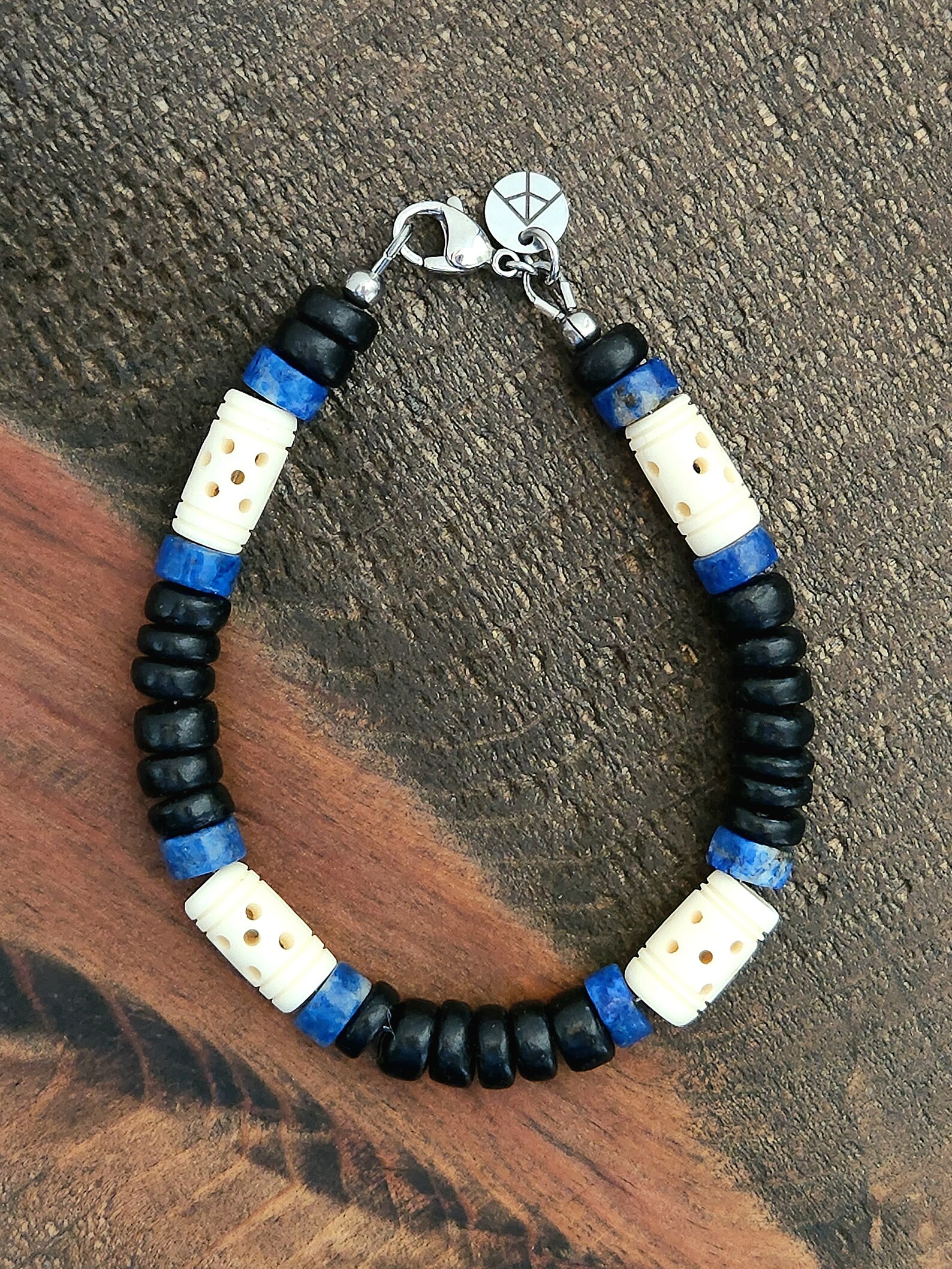 Mens Wooden Bracelet Men's Jewelry Mens Bracelet Etsy