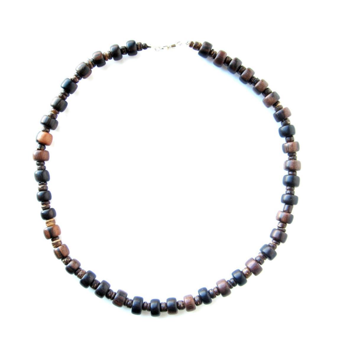 Men's Jewelry Wood Bead Men's Necklace Handmade From Etsy