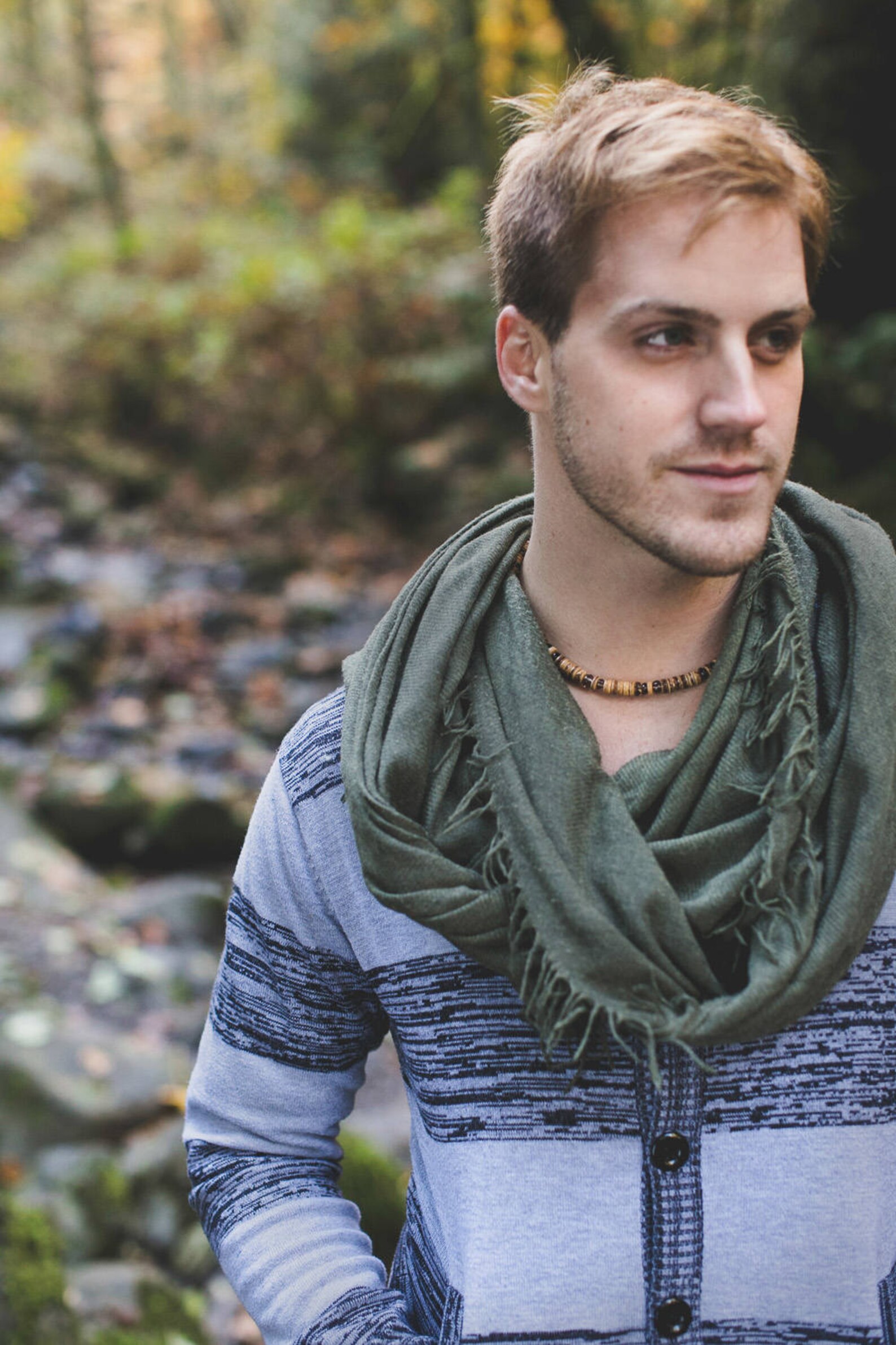 Men's Jewelry Wood Necklace for Men Handmade From Etsy