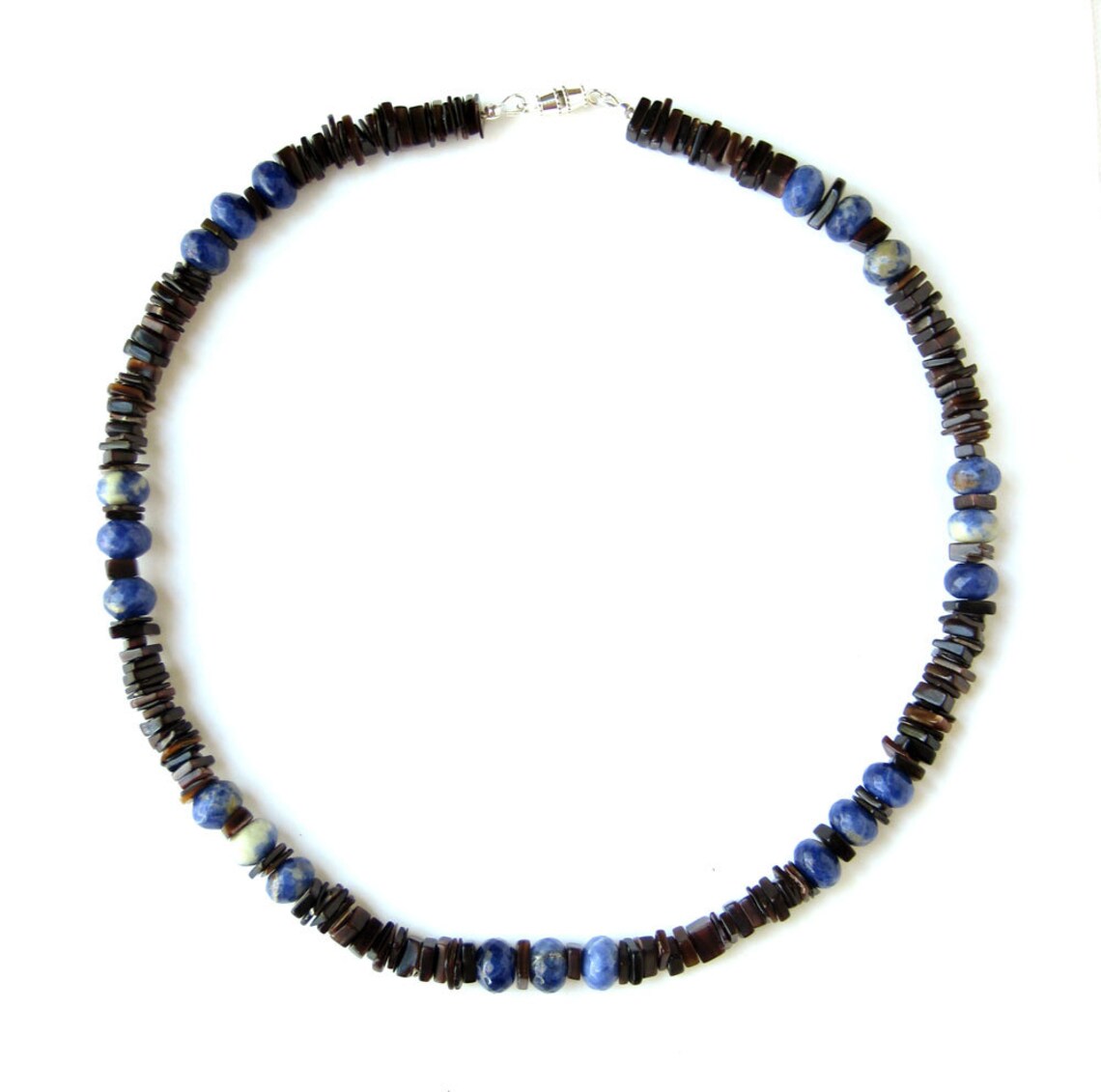 Mens Jewelry Men's Beaded Necklace Surfer Jewelry for Etsy