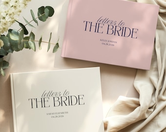 Livro de Cartas para a Noiva, Álbum de Recortes Personalizado para Casamento, Presente para a Noiva, Alternativa ao Livro de Assinaturas de Casamento