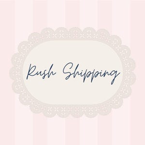 Rush Shipping Upgrade for Existing Orders Only