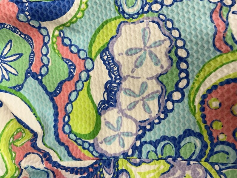 Robe sans manches Lilly Pulitzer. Couleurs pastel. Créatures marines. Taille 4. EUC. image 8