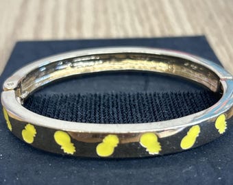 Crown & Ivy Bangle Bracelet. Gold With Yellow Pineapples. New Never Worn.