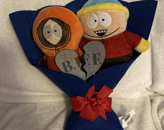South Park Cartman Kenny pluche boeket (speciale valentijnseditie)