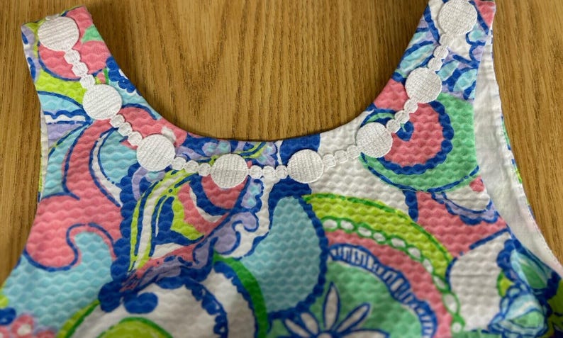 Robe sans manches Lilly Pulitzer. Couleurs pastel. Créatures marines. Taille 4. EUC. image 3