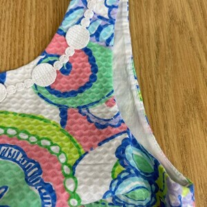Robe sans manches Lilly Pulitzer. Couleurs pastel. Créatures marines. Taille 4. EUC. image 4