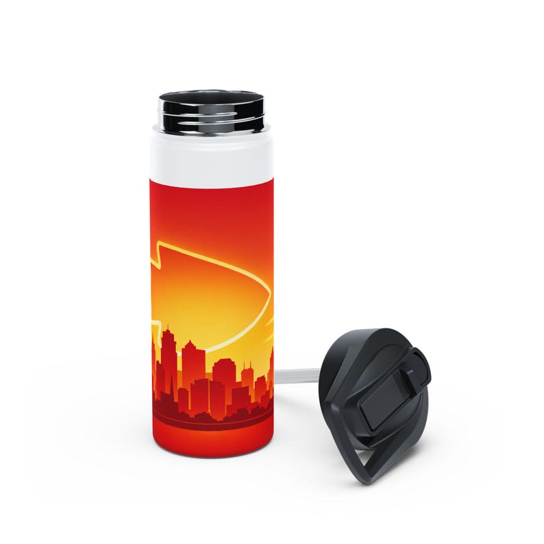 Kansas City Chiefs Stainless Steel Water Bottle, Standard Lid image 12