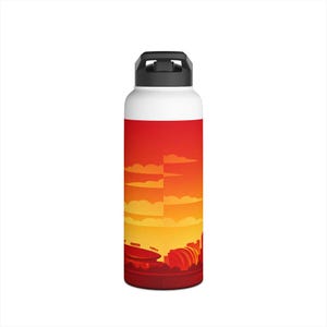 Kansas City Chiefs Stainless Steel Water Bottle, Standard Lid image 16