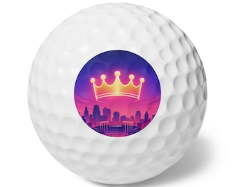 Kansas City Royals (City Connect) Golf Balls, 6pcs