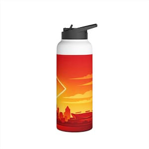 Kansas City Chiefs Stainless Steel Water Bottle, Standard Lid image 18