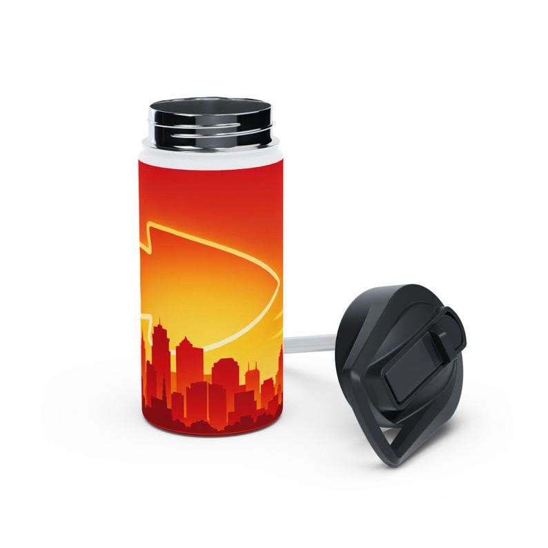 Kansas City Chiefs Stainless Steel Water Bottle, Standard Lid image 5