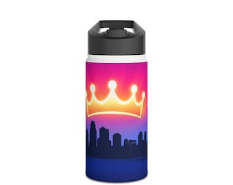 Kansas City Royals (City Connect) Stainless Steel Water Bottle, Standard Lid