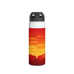 Kansas City Chiefs Stainless Steel Water Bottle, Standard Lid image 9