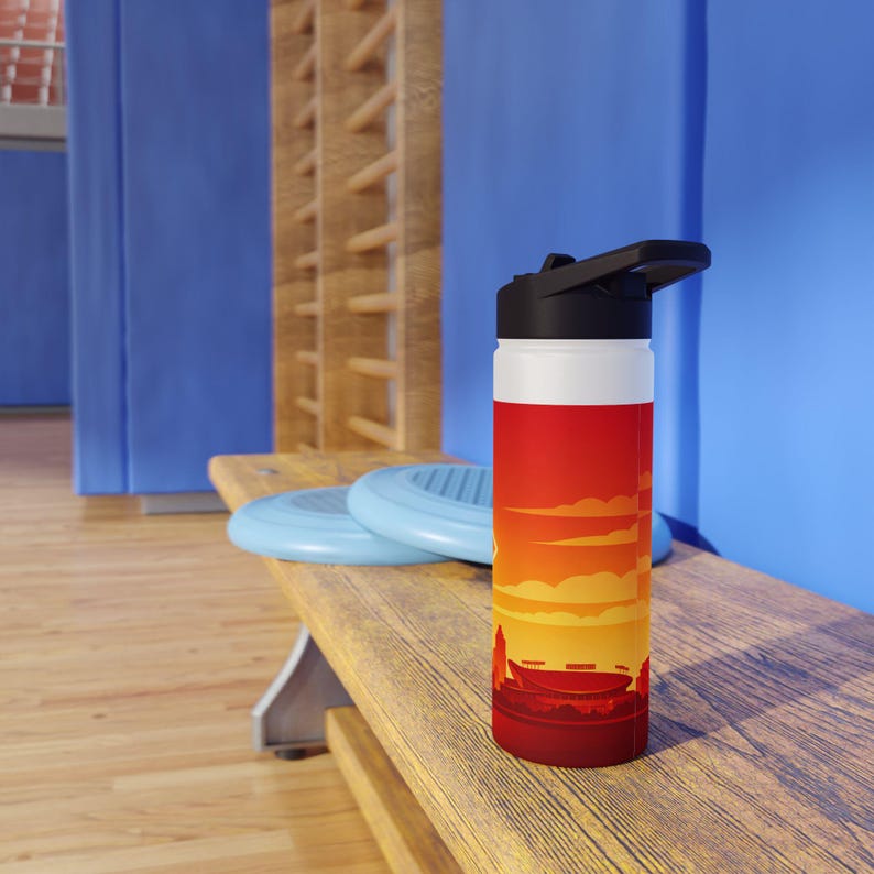 Kansas City Chiefs Stainless Steel Water Bottle, Standard Lid image 14