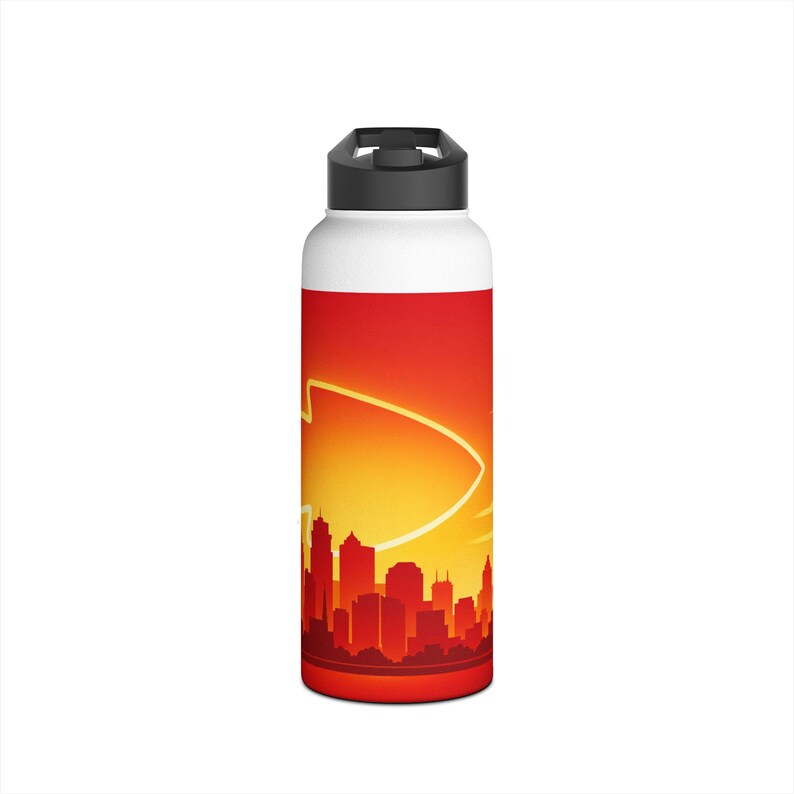 Kansas City Chiefs Stainless Steel Water Bottle, Standard Lid image 15
