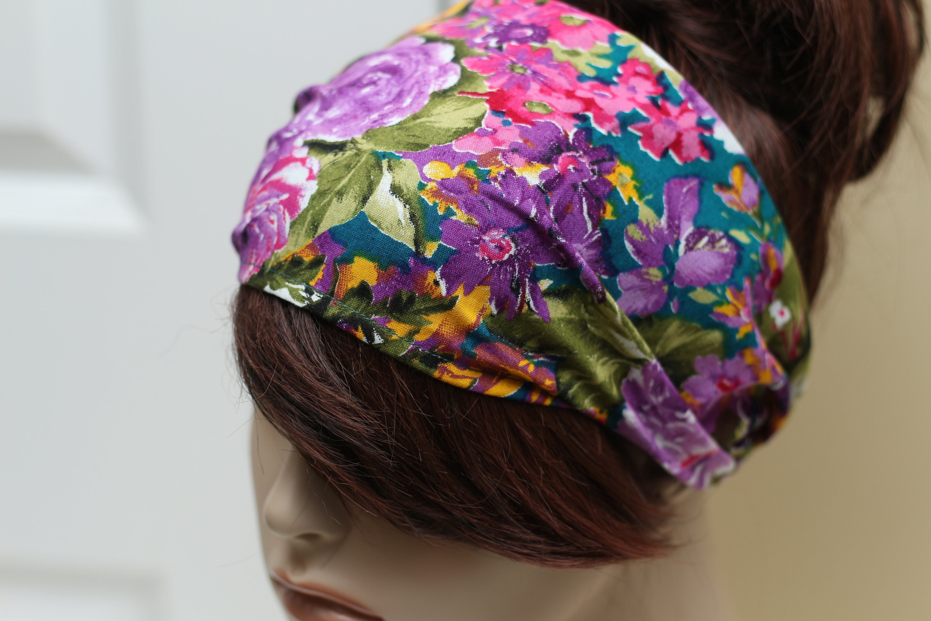 Floral bandana headband Clearance