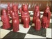 Authentic British Museum Replica Isle of Lewis Chess Set plus two extra Queens with optional Vinyl Chess Board 