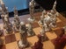 Stunning Large Dragons, Wizards and Grim Reaper / Death Collectable Chess Set. 