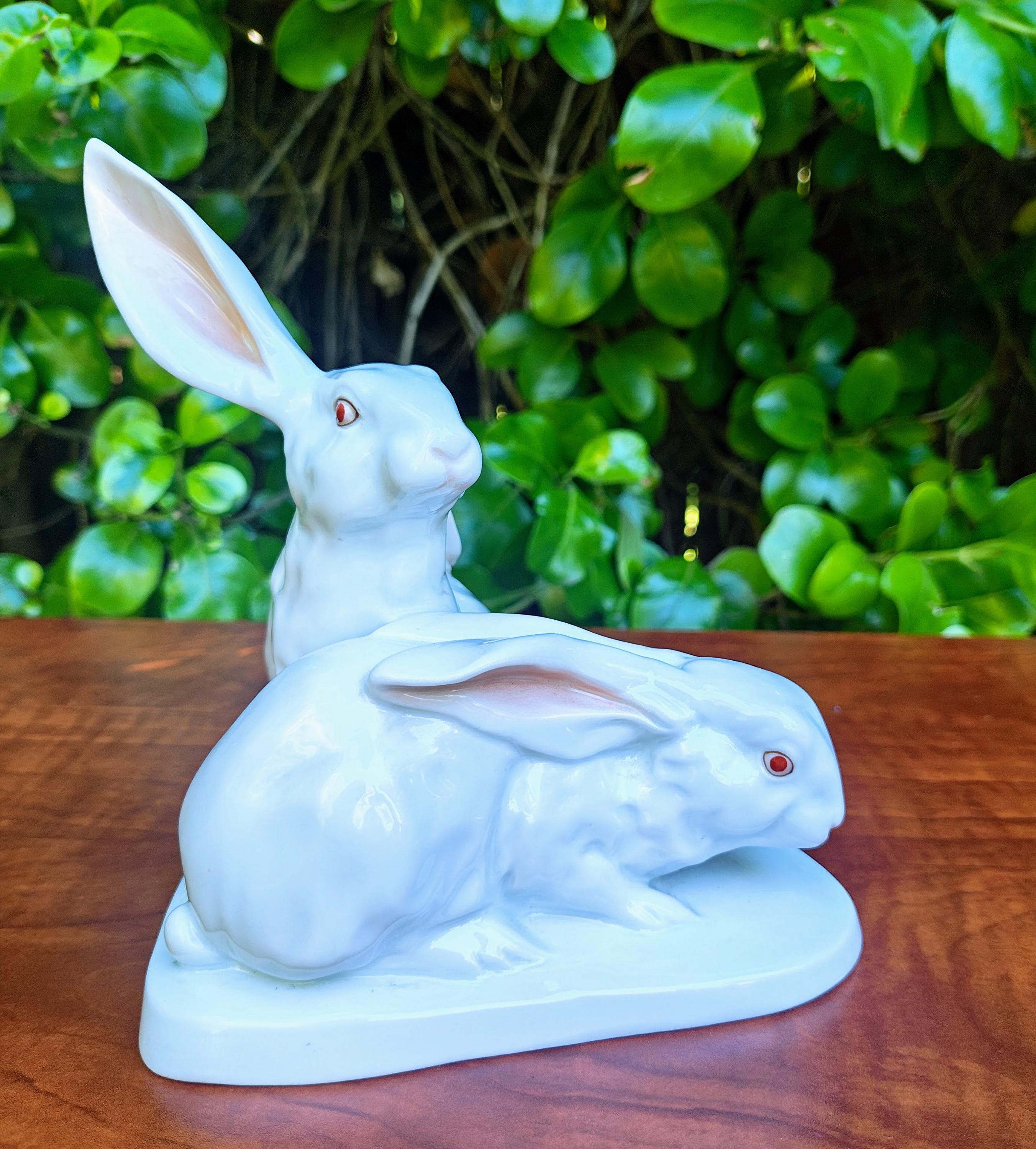 Vintage Herend Rabbit - Etsy