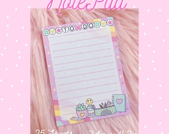 Planner Girl To Do List Notepad 25 sheets