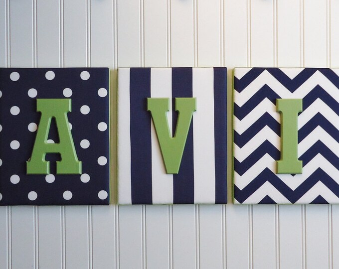 Nursery Letters Nursery Decor Upholstered Letters Etsy