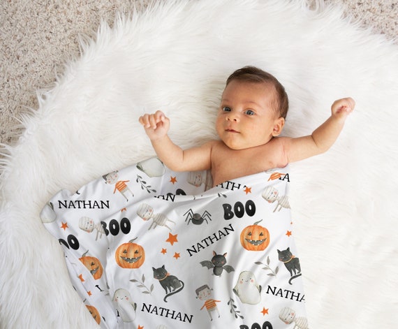 Halloween swaddle blanket sale