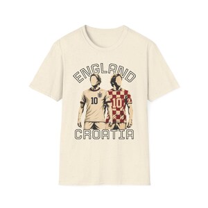 England Croatia Soccer Players T-Shirt | Football 10 Jersey Design image 9
