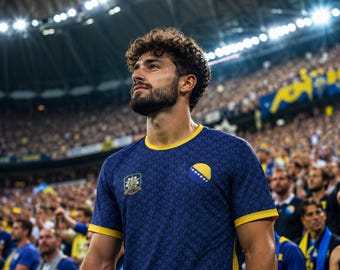 Bosnia Custom Personalizable World Cup Soccer Jersey Number 10 by Luminite