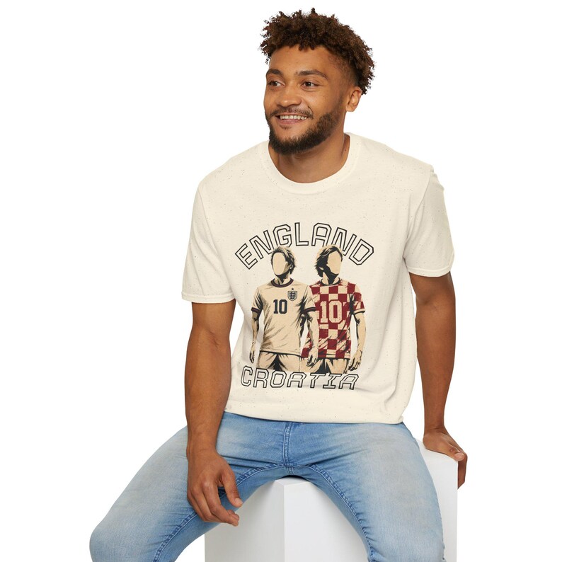 England Croatia Soccer Players T-Shirt | Football 10 Jersey Design image 11